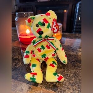 🎉 Ty Beanie Baby “Piñata” Cinco de Mayo Fiesta Bear Plush Collectible